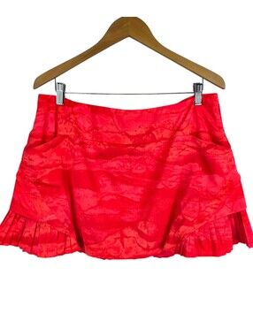 TAIL Pull On Canyon Print Golf Skirt Skort Sz XL Pleated Tennis Pickleball EUC